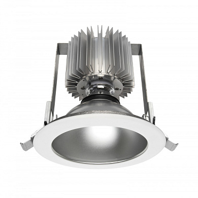 встраиваемый потолочный светильник даунлайт алюминиевый с мощным радиатором IP44