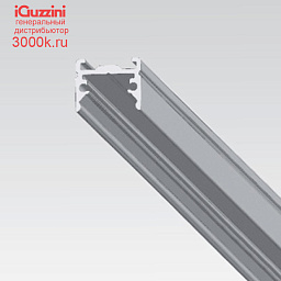 MXK8 Underscore15 iGuzzini Low surface linear profile for Ledstrip Top - L=1000
