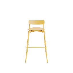 M0811220 La Petite Friture Fromme Барный стул 75 см шафрановый
