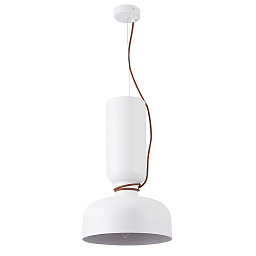 UNO SP1.3 WHITE Crystal Lux UNO подвесной светильник из белой керамики с абажуром куполообразной формы