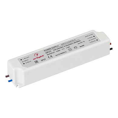 018980(1) Arlight блок питания ARPV-LV24035-A (24V, 1.5A, 35W)