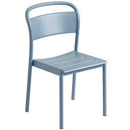 30985 Muuto Linear стул металлический голубой со спинкой