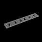 TRA004C-222S Maytoni Accessories for tracks S35 Комплектующие для встраиваемой трековой системы Серебро — фото 3