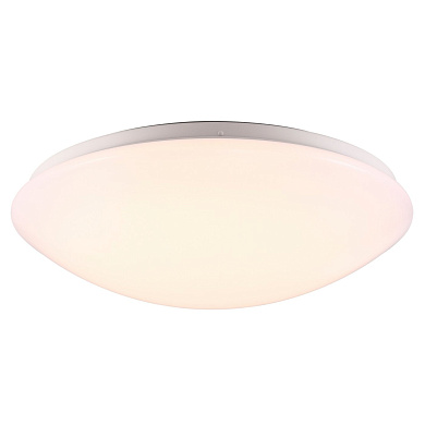 потолочный светильник с матовым плафоном белый