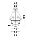 9862853 PRESTON Novaluce светильник LED 112Вт 230В 4731Lm 3000K IP20