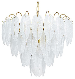 A4052LM-12SG Arte Lamp Evie подвесная люстра с двенадцатью плафонами белого цвета