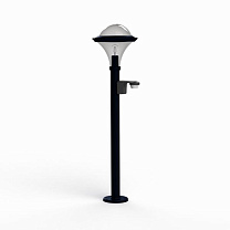 Dallas N° 8; Smoked polycarbonate E27 75W Detector; Steel blue