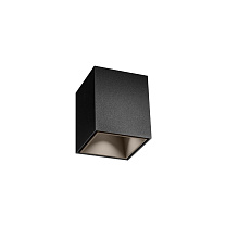 BOX mini 1.0 LED, черный матовый + бронза, 3000 K, 6.8 Вт