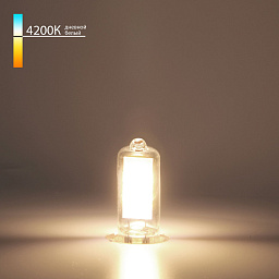 a058841 Elektrostandard G4 LED светодиодная капсульная лампа с прозрачной стеклянной колбой