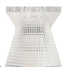 09120B4 Kartell Light Air настенный светильник бра с прозрачным кристаллическим плафоном