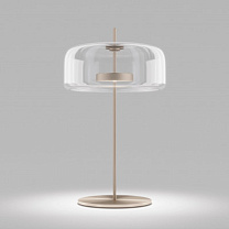 Настольная лампа JUBE G CRYSTAL, прозрачная, матово-золотая, 2 L2415 CE