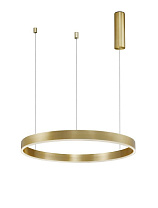 Triac Dimmable 3000K Brass Gold Aluminium & Acrylic LED 40 Watt 220-240 Volt 2943Lm IP20 D: 60 H: 200 cm