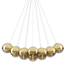 22128 5030 Lodes Random дизайнерская люстра с золотыми элементами из стекла
