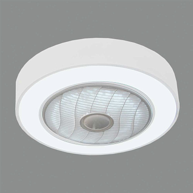 ACB Iluminacion Blaast 2512/50 Потолочный вентилятор Matt White, LED 1x24W 3000K 1440lm + MOTOR AC 1x30W, дистанционное управление, ступенчатая регулировка яркости по шкале Кельвина