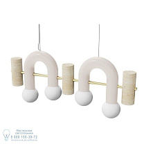 ivory / brass