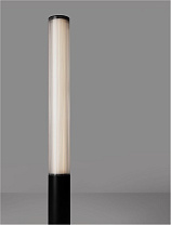 Sandy Black Aluminium & Acrylic LED 25Watt 220-240Volt 3037Lm IP65 3000K D:16 H:105 cm