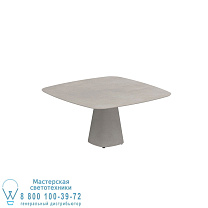 СТОЛ CONIX 150X150 СМ НОЖКИ БЕТОН ЦЕМЕНТ СЕРЫЙ - СТОЛЕШНИЦА СТОЛА CERAMIC CEMENTO LUMINOSO Royal Botania