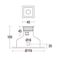 Segno Flat 45 GH1225.BAXW300EL