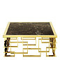 110387 Coffee Table Spectre gold finish  кофейная карта Eichholtz