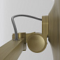 Настенный светильник Astro Lighting Mascali Round LED матовый брашированный латунь — фото 4