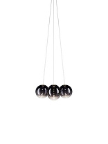 RANDOM CLOUD PENDANT 7 LIGHTS D.23 CM / GLOSSY SMOKE 2700K C