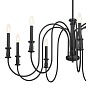 Karthe 9 Light Chandelier Black люстра 52471BK Kichler — фото 8