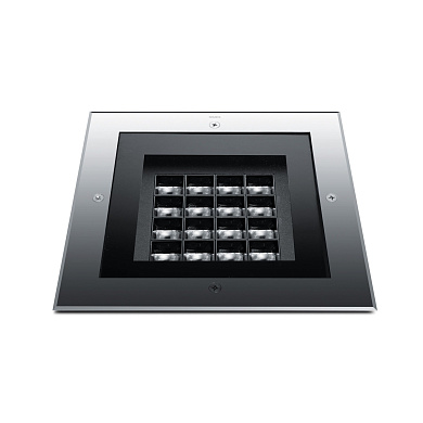 Грунтовый проходной светильник Simes Megazip квадратный Comfort S.8580