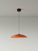 HEADHAT PLATE CIRCULAR METAL CANOPY BLACK SURFACE DIMMABLE 1
