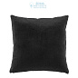 110355 Pillow Aletti black velvet 50 x 50 cm Eichholtz