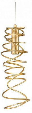 подвесной светильник с декоративной спиральной формой