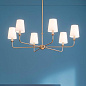 Pallas 32.25" 6 Light Chandelier Brushed Natural Brass люстра 52516BNB Kichler — фото 5