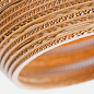 GP2008-N Scraplight Graypants Подвесной светильник овальный из картона тёплый коричневый — фото 2