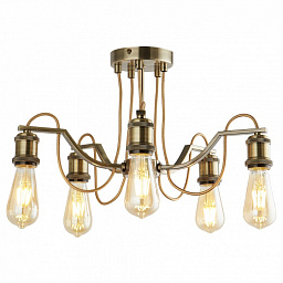 A2985PL-5AB Arte Lamp  потолочная люстра E27 5х60W 800Lm