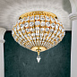 DL 7-478/3/340 gold Oriental Orion кристальная потолочная люстра — фото 1