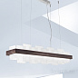 Kolarz Rettangolo 6040.80161/W люстра brunito brushed белый длина 110.6cm мин. высота 29cm макс. высота 262cm 1 лампа led — фото 1