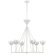 Alberto Large Low Ceiling Chandelier гипсовый белый
