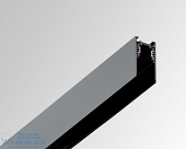 магнитный трековый профиль чёрного цвета для монтажа светильников 48V