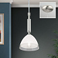 HL 6-1438/1 satin/438 klar-matt Opaldesign Orion подвесной купольный светильник — фото 1