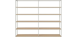 Neutra combination246 x h197 cm - 5x2 shelves Bolia книжный шкаф