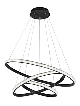 Traic Dimmable Sandy Black Aluminium & Acrylic LED 62 Watt 220-240 Volt 3586Lm 3000K IP20 D: 78 H: 120