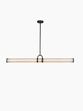 Подвесной светильник Heathfield Esme Single Stem PD-ESME-BBRZ-FRCR-P01-STD
