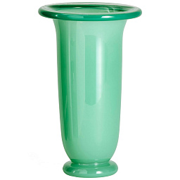 AE754-A603-AQ14 Hay Empire Vase ваза из стекла в стиле ампир зелёного оттенка