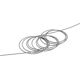 Токонесущий трос-кабель 2,5 м для подвесных светильников RING Led Technology