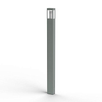 Tetra N° 5; Clear polycarbonate E27 70W; Metal grey