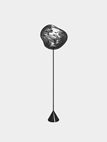 Торшер Tom Dixon Melt Slim Cone - Серебро полированный Поликарбонат