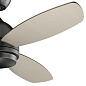 52" Vassar Fan Satin Black люстра-вентилятор 330002SBK Kichler — фото 7