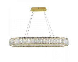 8240/90 oval gold Newport Crystal подвесной светильник