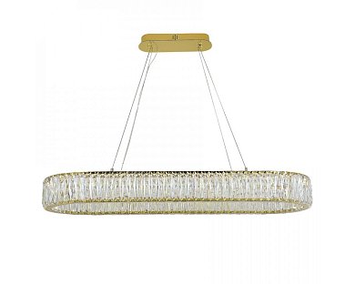 Подвесной светильник Newport Crystal 8240/90 oval gold