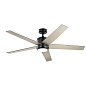 56" Brahm Fan Satin Black люстра-вентилятор 300044SBK Kichler — фото 4