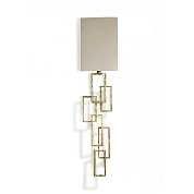 Large Salperton Wall Light White Gold Porta Romana